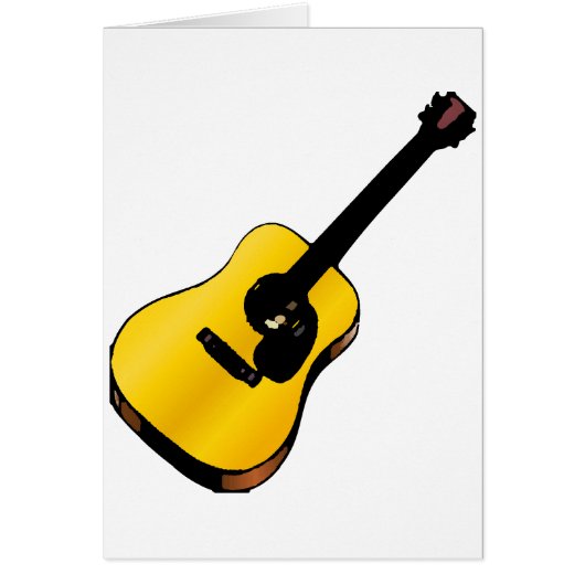 Pop Art Guitar Cards (Front)
