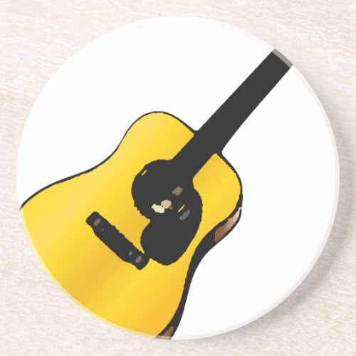 Pop Art Guitar Coaster