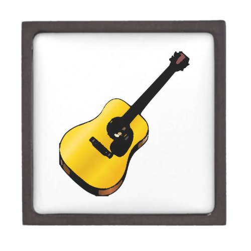 Pop Art Guitar Jewelry Box