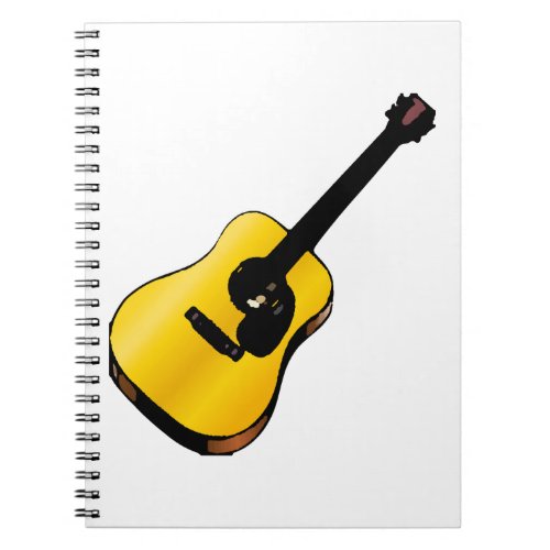 Pop Art Guitar Notebook
