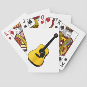 Pop Art Guitar Poker Cards