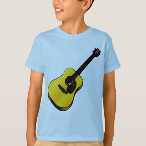 Pop Art Guitar T_Shirt