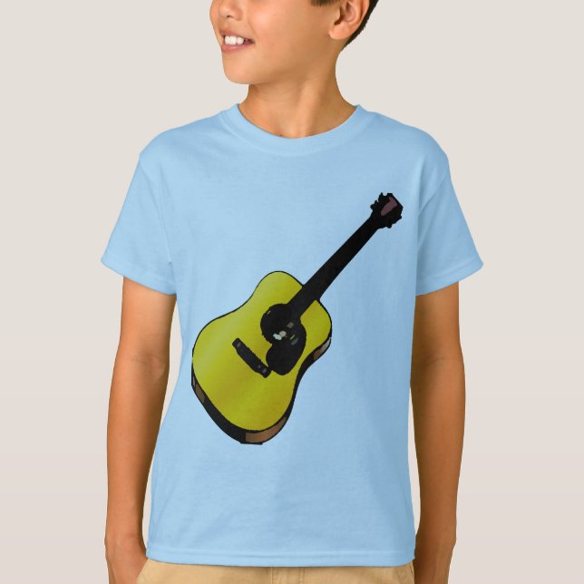 Pop Art Guitar T-Shirt (Front)