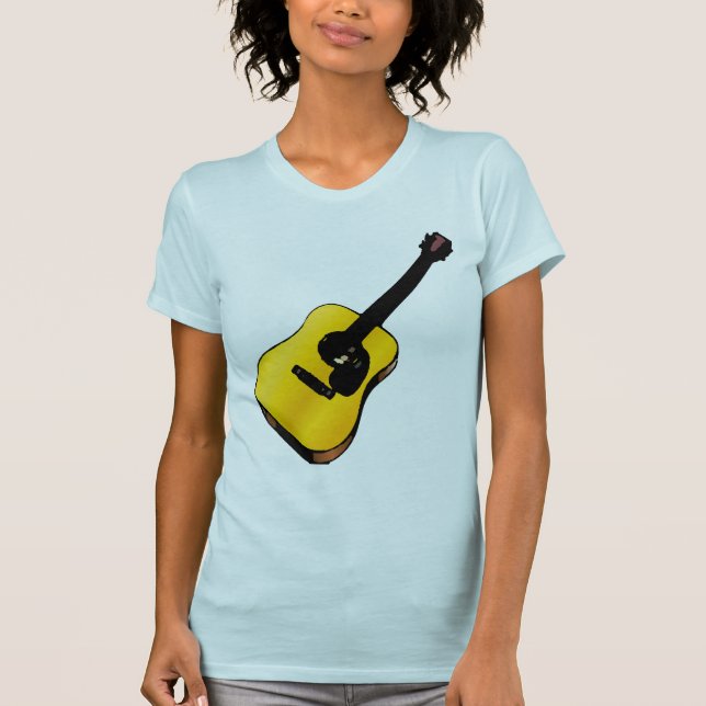 Pop Art Guitar T-Shirt (Front)