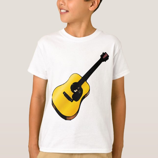 Pop Art Guitar T-Shirt (Front)