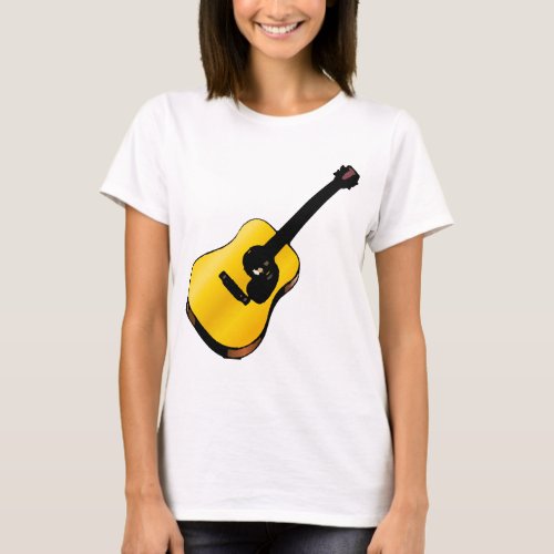 Pop Art Guitar T_Shirt