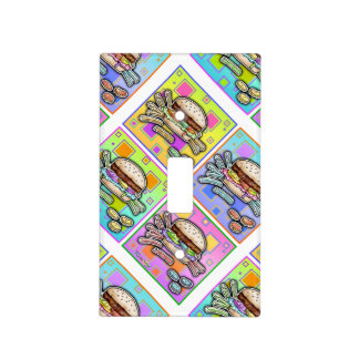 Pop Art HAMBURGER Light Switch Cover