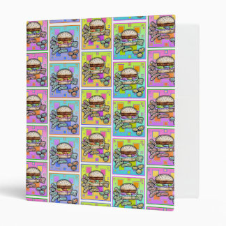 Pop Art HAMBURGER RECIPE BINDER