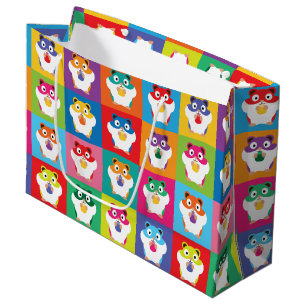 Pop Art Hamsters Large Gift Bag