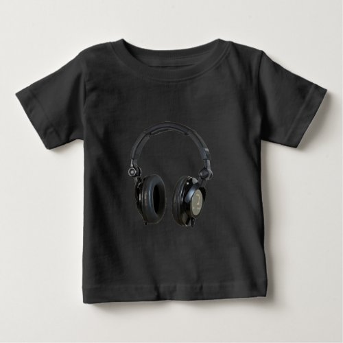Pop Art Headphone Baby T_Shirt