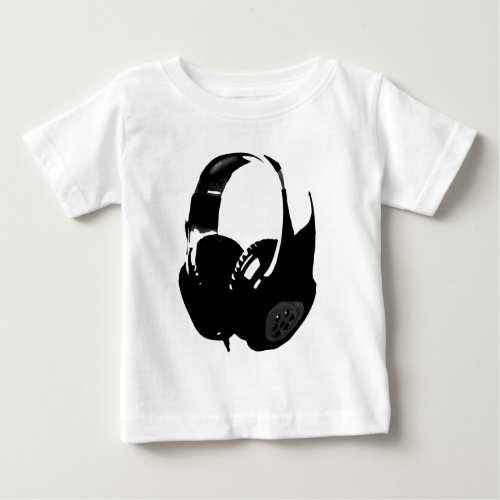 Pop Art Headphone Baby T_Shirt