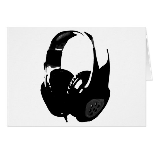Pop Art Headphone Cards (Front Horizontal)