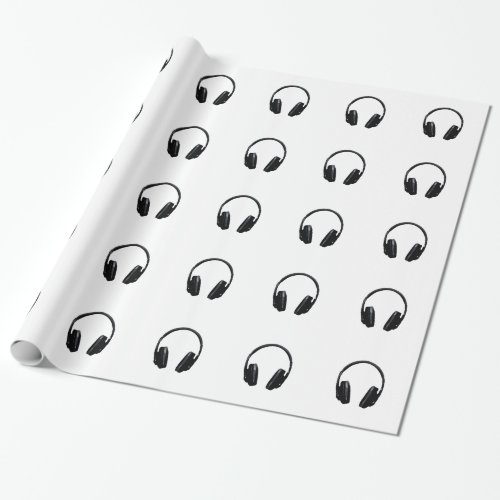 Pop Art Headphone Christmas Wrapping Paper