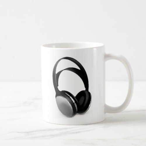 Pop Art Headphone Coffee Mug