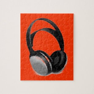 Pop Art Headphone Jigsaw Puzzle