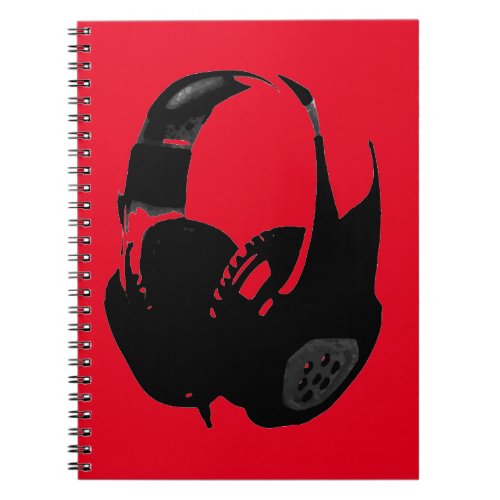 Pop Art Headphone Notebook