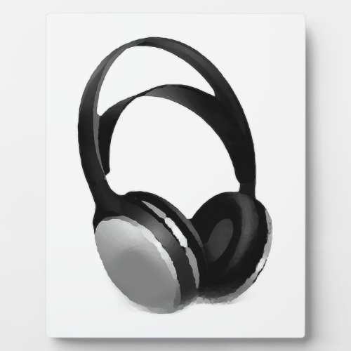 Pop Art Headphone Plaque