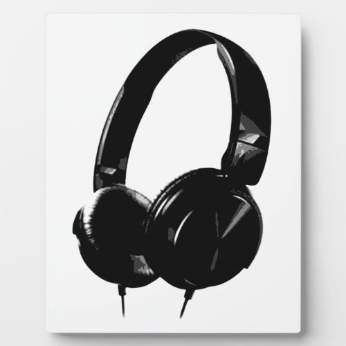 Pop Art Headphone Plaque