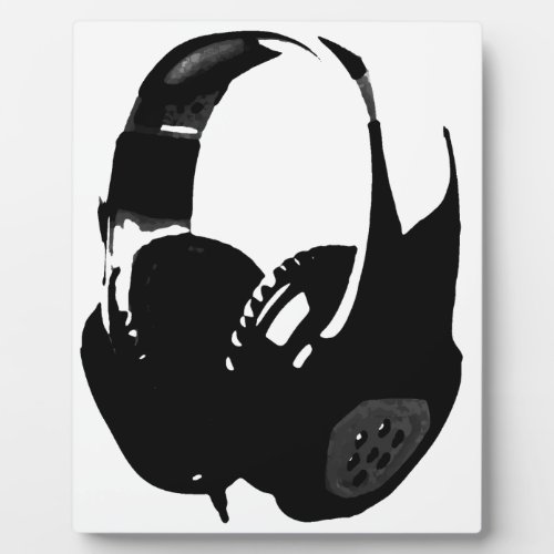 Pop Art Headphone Plaque