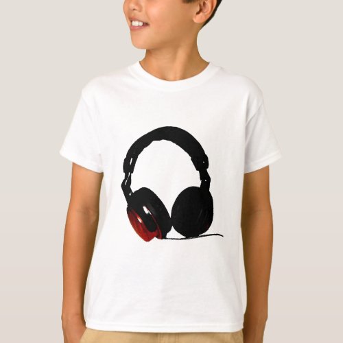 Pop Art Headphone T_Shirt
