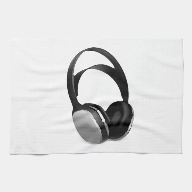 Pop Art Headphone Towel (Horizontal)