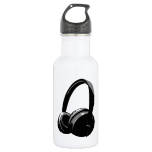 Pop Art Headphone Water Bottle