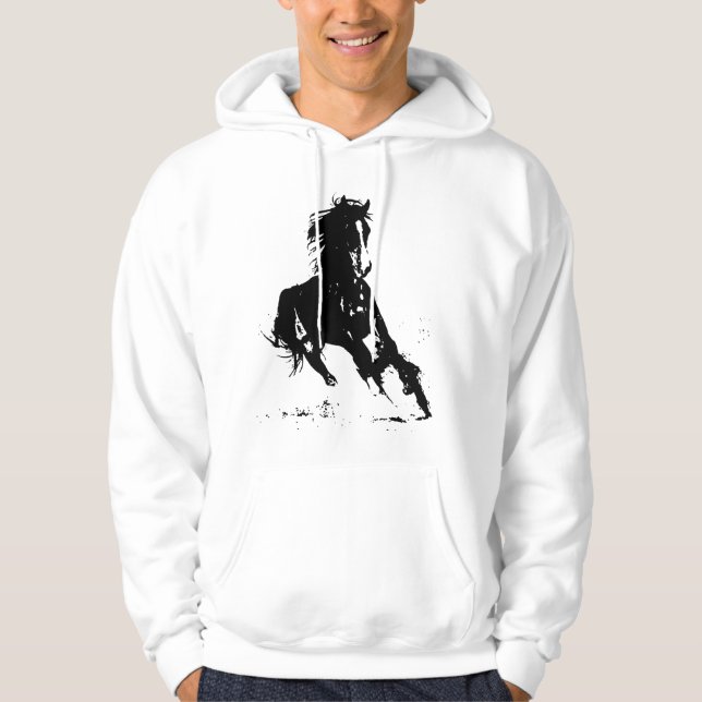 Pop Art Horse Hoodie (Front)
