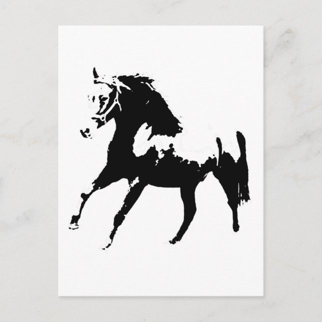 Pop Art Horse Postcard (Front)