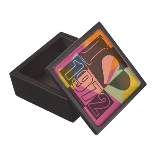 Pop Art _ I love heart 1972 Gift Box