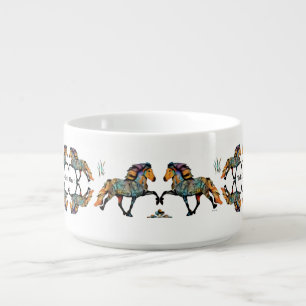 Pop Art Icelandic Horse Bowl