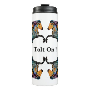 Pop Art Icelandic Horse Thermal Tumbler