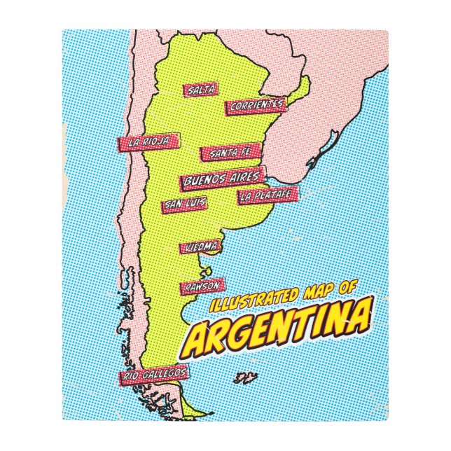 Pop Art Illustrated Argentina  (Front)