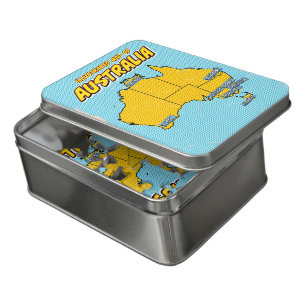 Pop Art Illustrated Australia  Jigsaw Puzzle