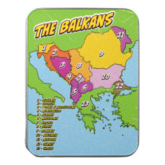 Pop Art Illustrated Balkans map Jigsaw Puzzle