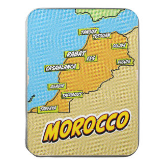 Pop Art Illustrated Morocco map Jigsaw Puzzle