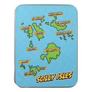 Pop Art Illustrated Scilly Isles map Jigsaw Puzzle