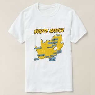 Pop Art Illustrated South Africa  T-Shirt