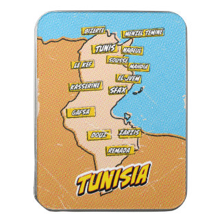 Pop Art Illustrated Tunisia map Jigsaw Puzzle