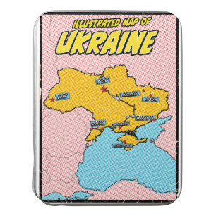 Pop Art Illustrated Ukraine Jigsaw Puzzle