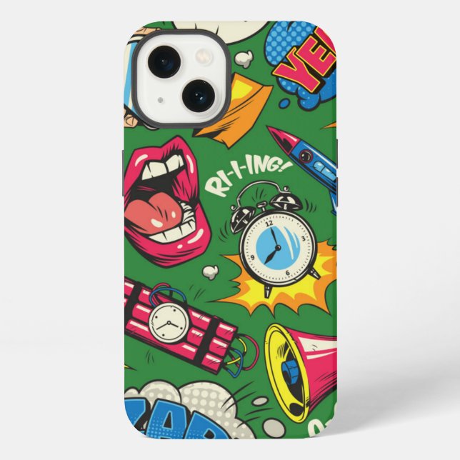 Pop Art Iphone Case (Back)