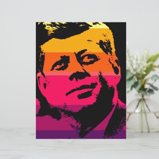 Pop Art Jack JFK John F. Kennedy (Standing Front)