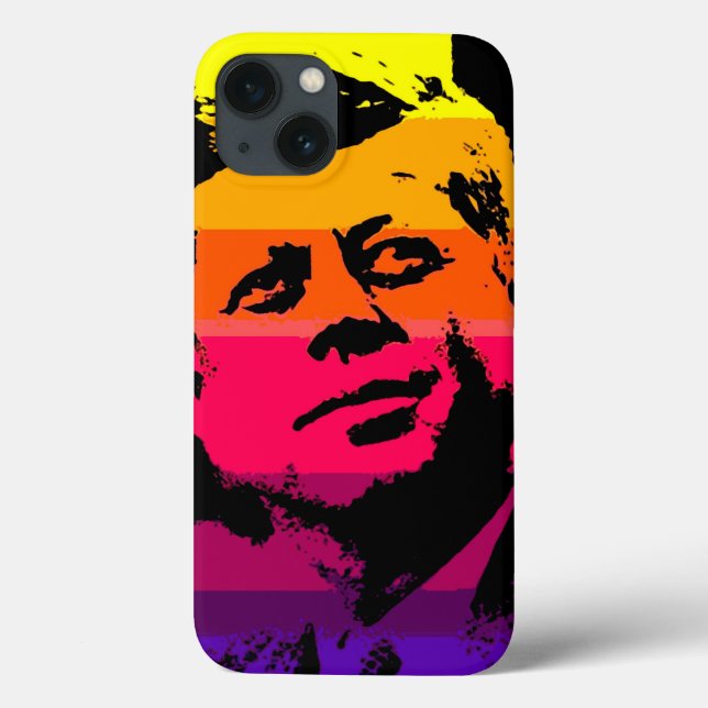 Pop Art Jack JFK John F. Kennedy Case-Mate iPhone Case (Back)