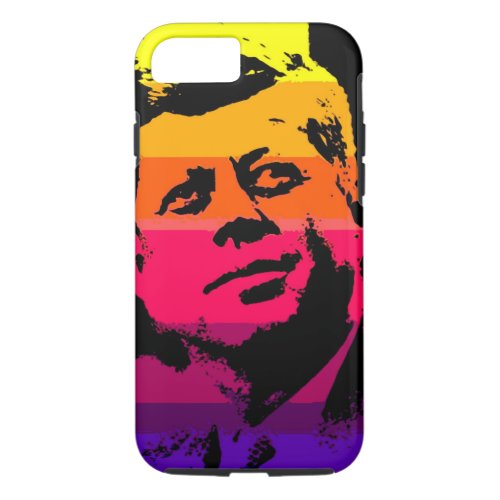 Pop Art Jack JFK John F Kennedy iPhone 87 Case