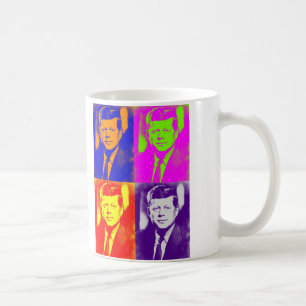 Pop Art Jack JFK John F. Kennedy Coffee Mug