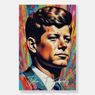 Pop Art Jack JFK John F. Kennedy Foam Board