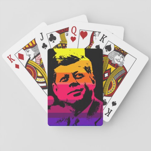 Pop Art Jack JFK John F Kennedy Poker Cards