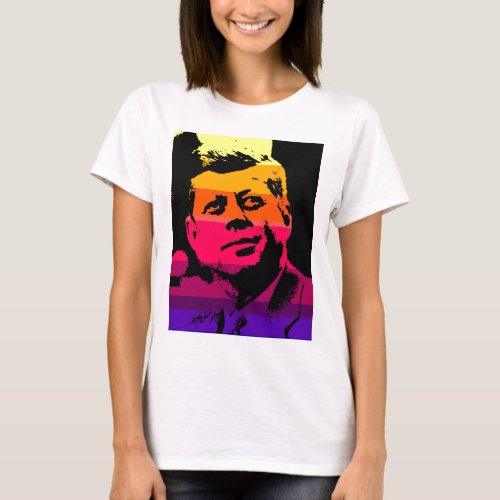 Pop Art Jack JFK John F Kennedy T_Shirt