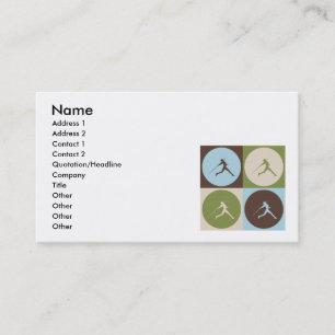 Pop Art Javelin Business Card