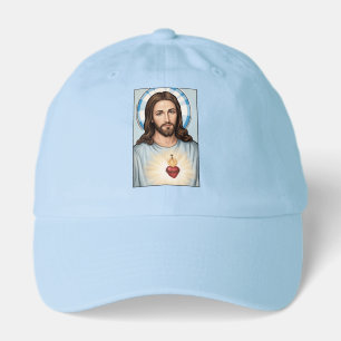 Pop Art Jesus Sacred Heart Vintage Comic Style Hat