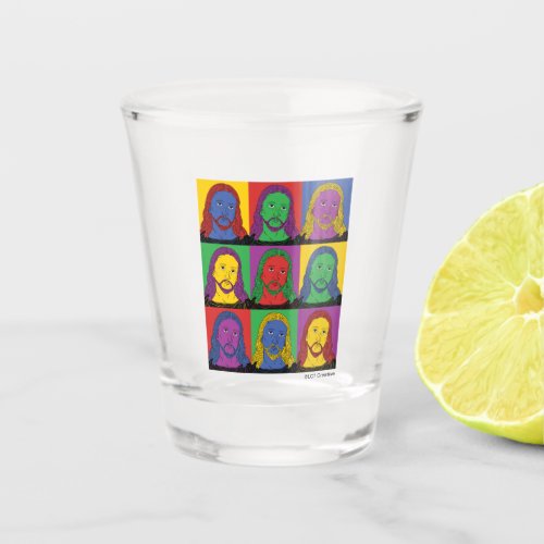 Pop Art Jesus Shot Glass